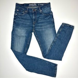 LEVI’S Signature S26 Skinny Faded Denim Jeans size 30x32